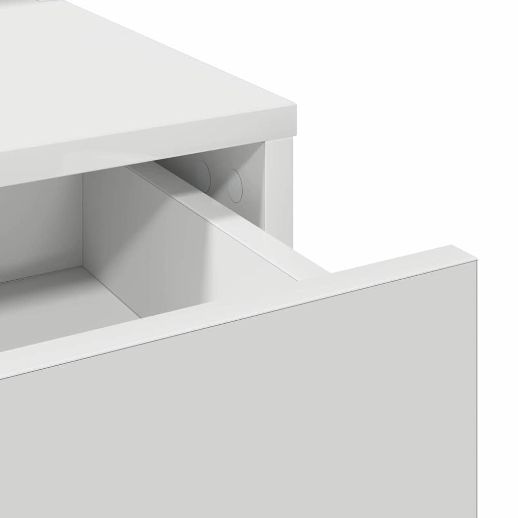 Dressing Table White 100 x 41 x 140 cm Engineered Wood