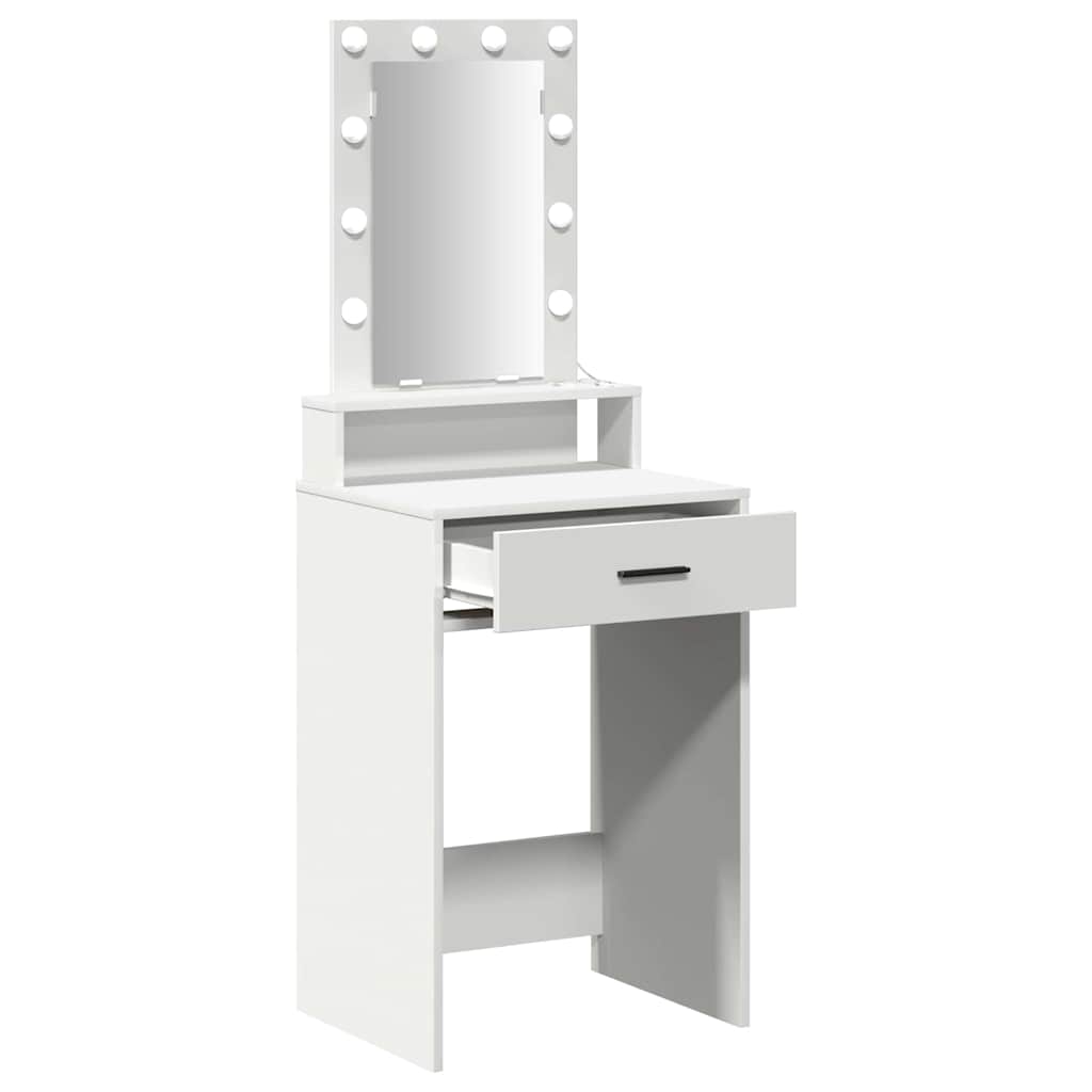 Dressing Table White 50 x 41 x 140 cm Engineered Wood