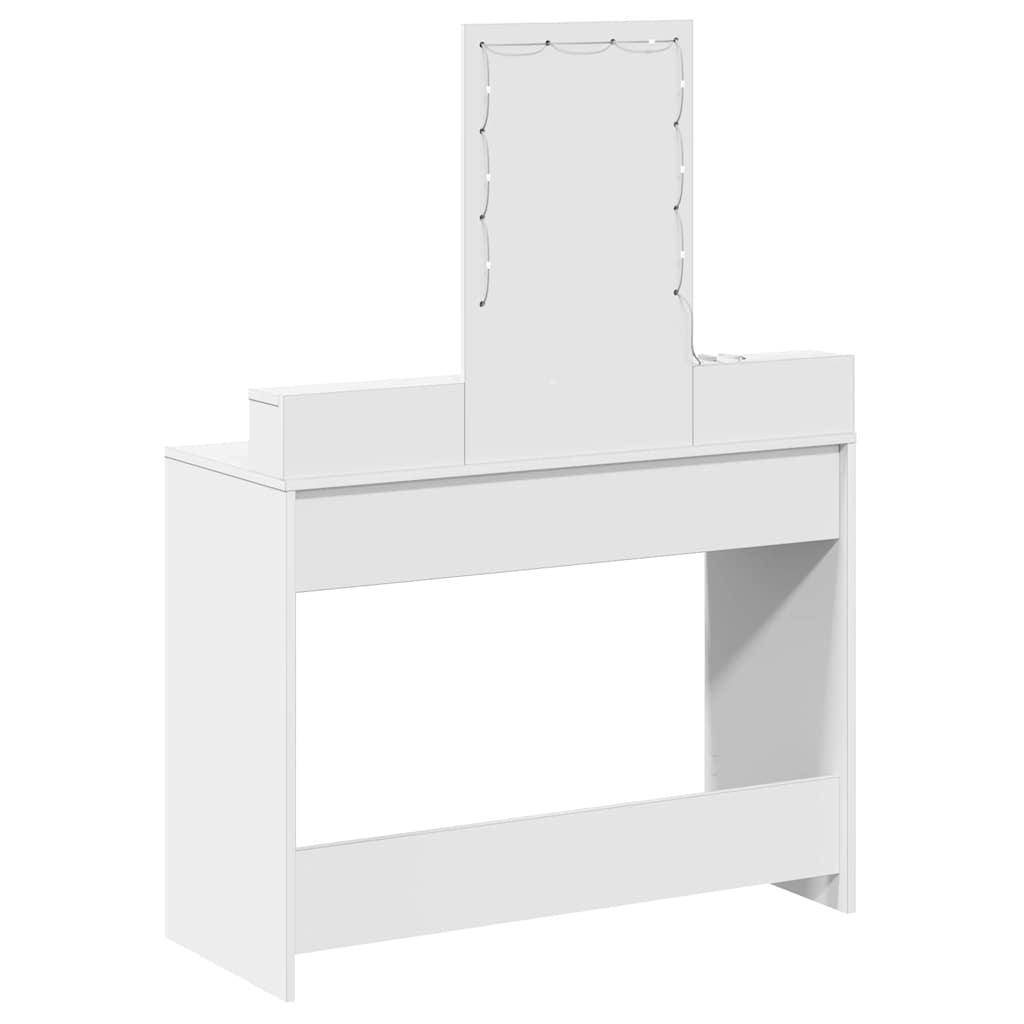 Dressing Table White 100 x 41 x 140 cm Engineered Wood