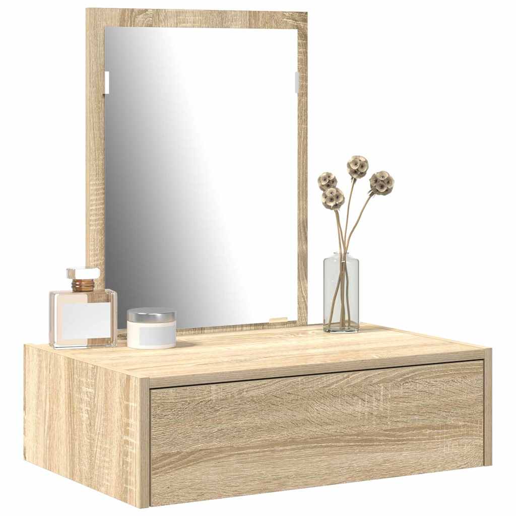 Dressing Table Brown 60 x 40 x 70 cm Engineered Wood