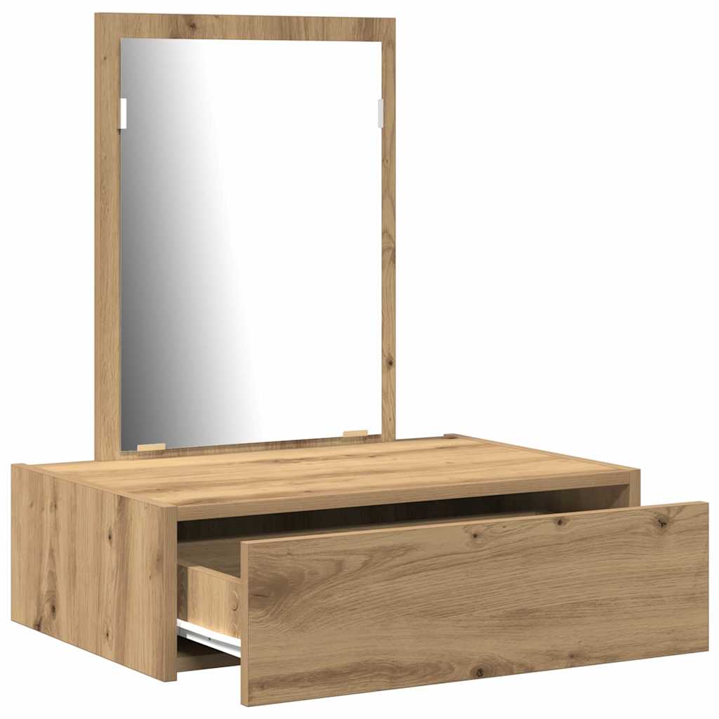 Dressing Table Brown 60 x 40 x 70 cm Engineered Wood