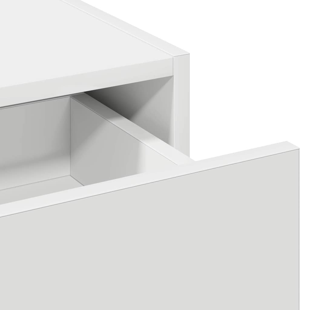 Dressing Table White 60 x 40 x 70 cm Engineered Wood