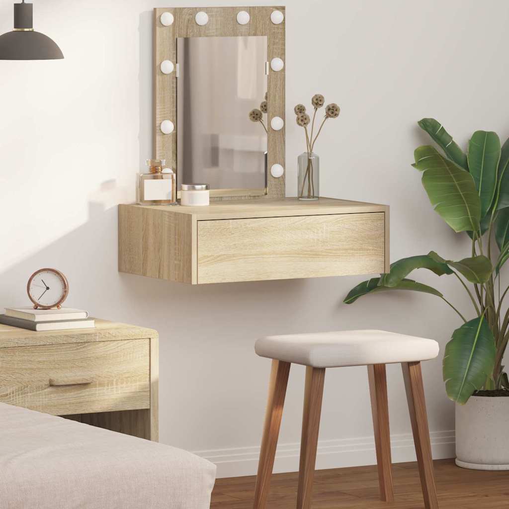 Dressing Table Brown 60 x 40 x 70 cm Engineered Wood