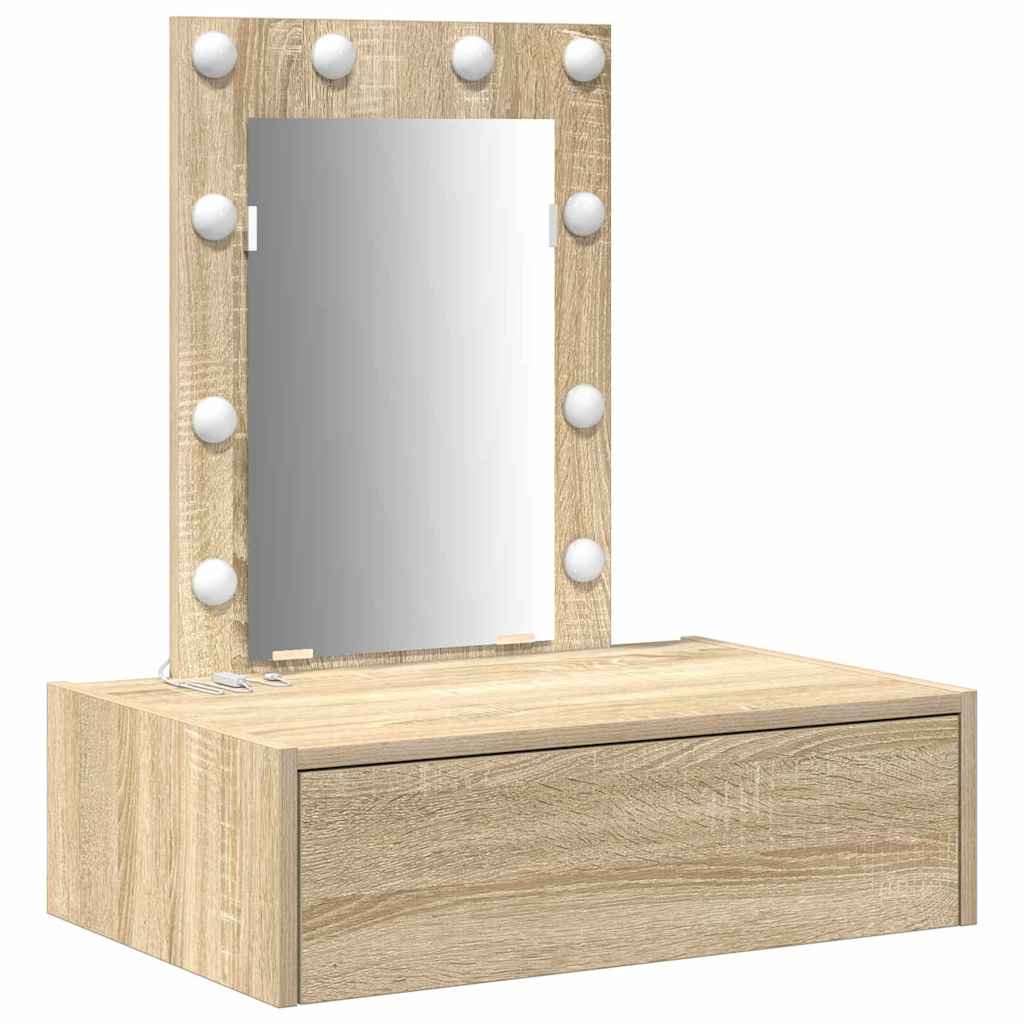 Dressing Table Brown 60 x 40 x 70 cm Engineered Wood