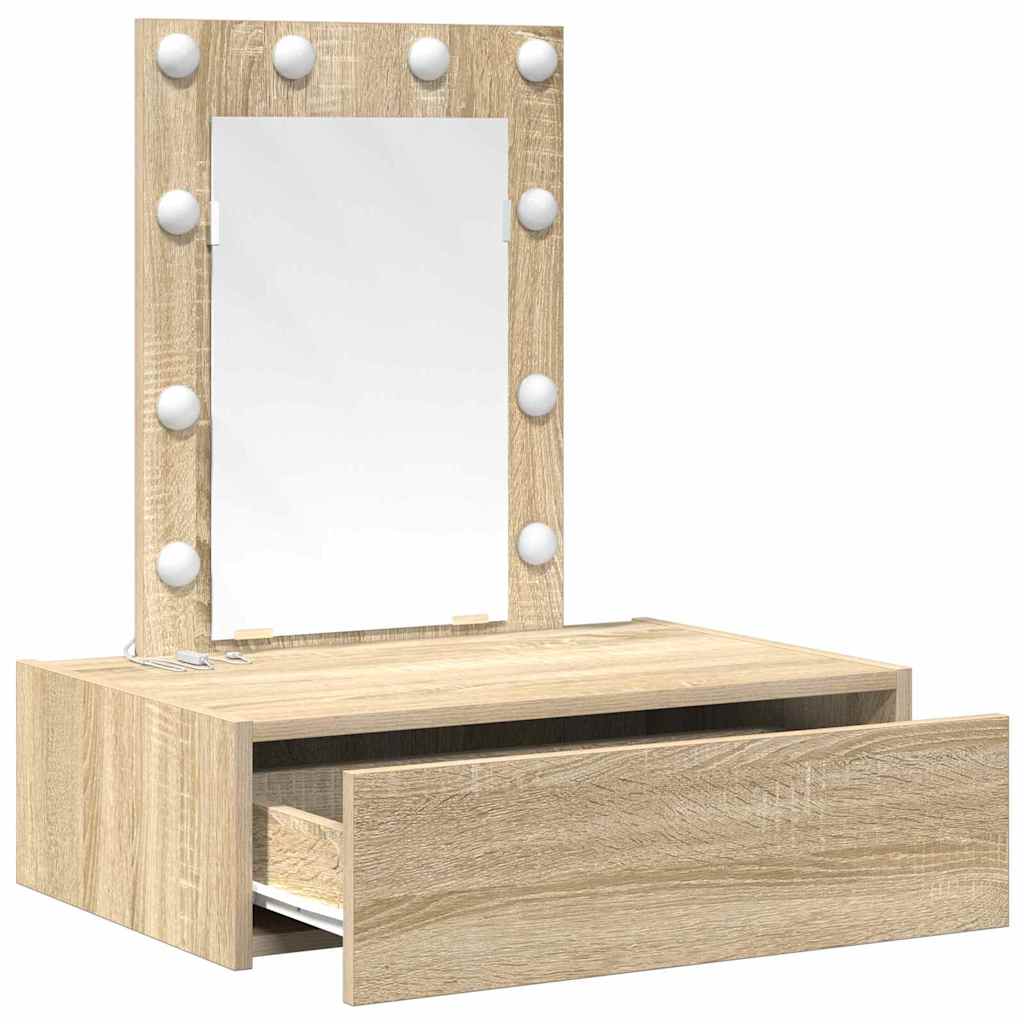Dressing Table Brown 60 x 40 x 70 cm Engineered Wood