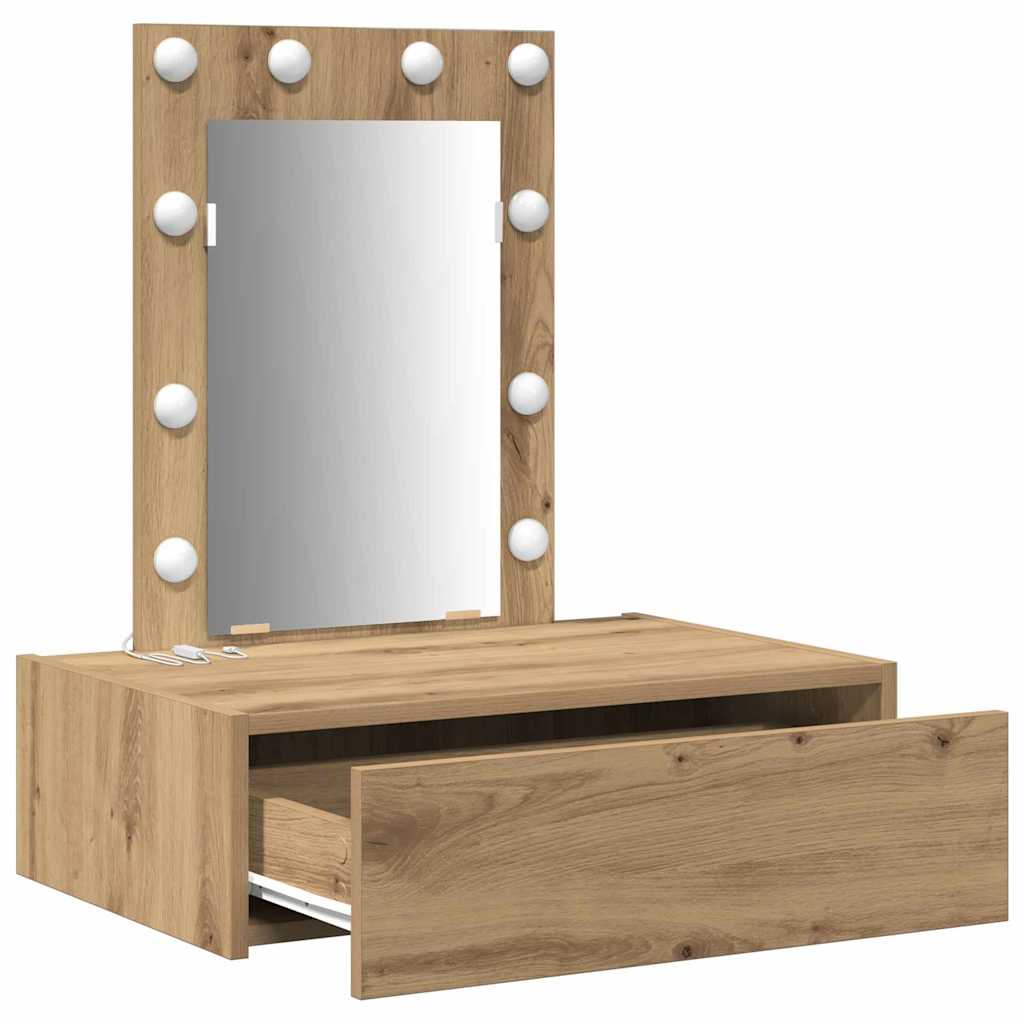 Dressing Table Brown 60 x 40 x 70 cm Engineered Wood