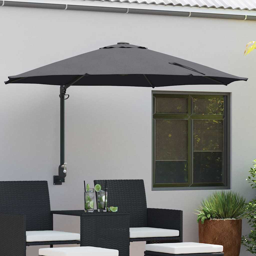 Garden Parasol Anthracite 248 x 248 x 148 cm