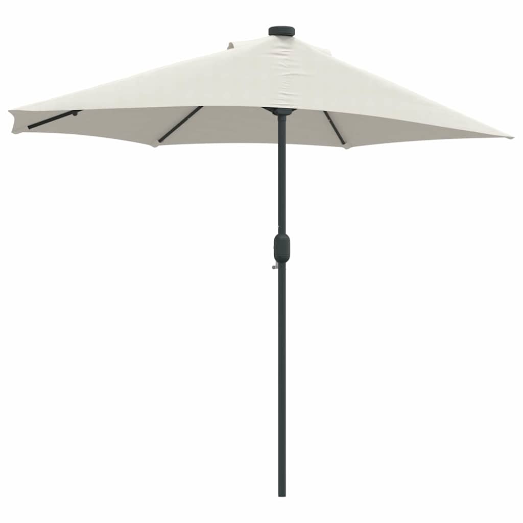 Garden Parasol Sand 294 x 150 x 223 cm Polyester and Steel