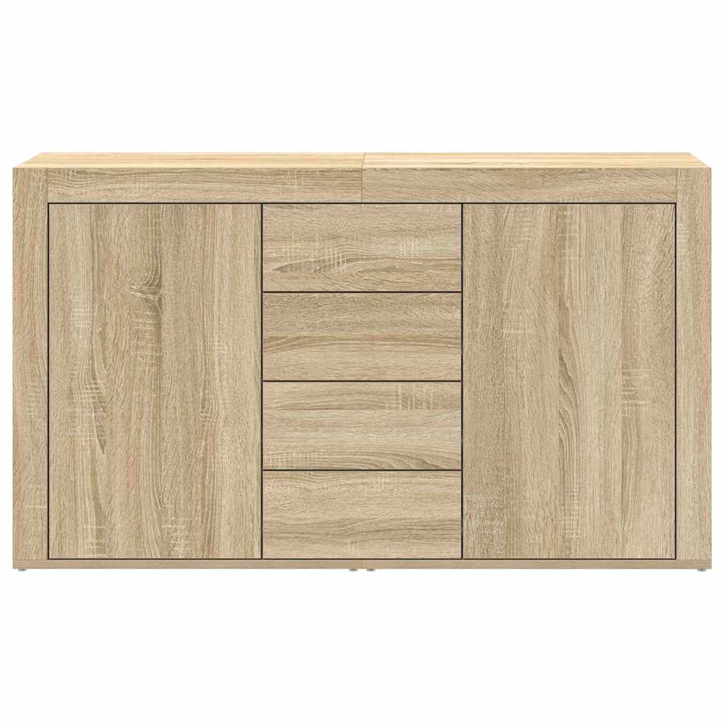Sideboard Sonoma oak 120 x 36 x 69 cm Engineered wood