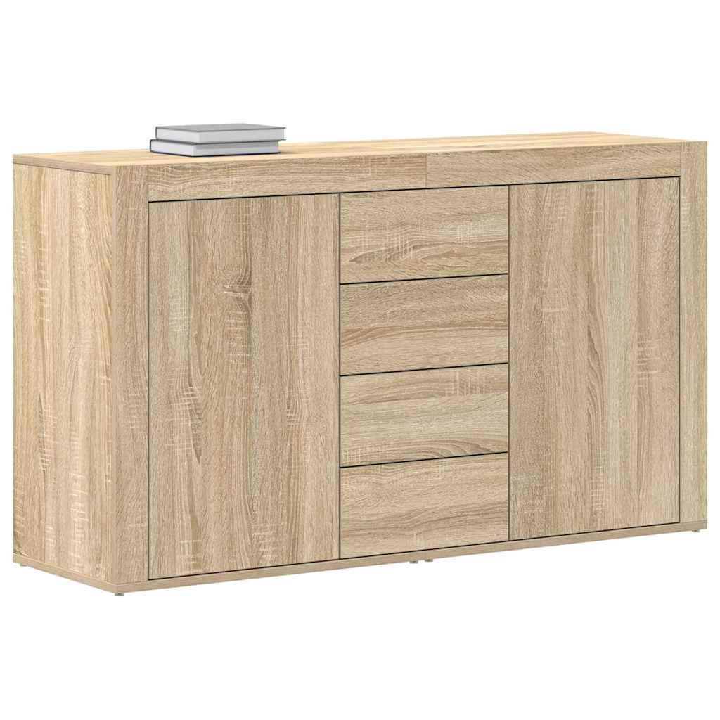 Sideboard Sonoma oak 120 x 36 x 69 cm Engineered wood