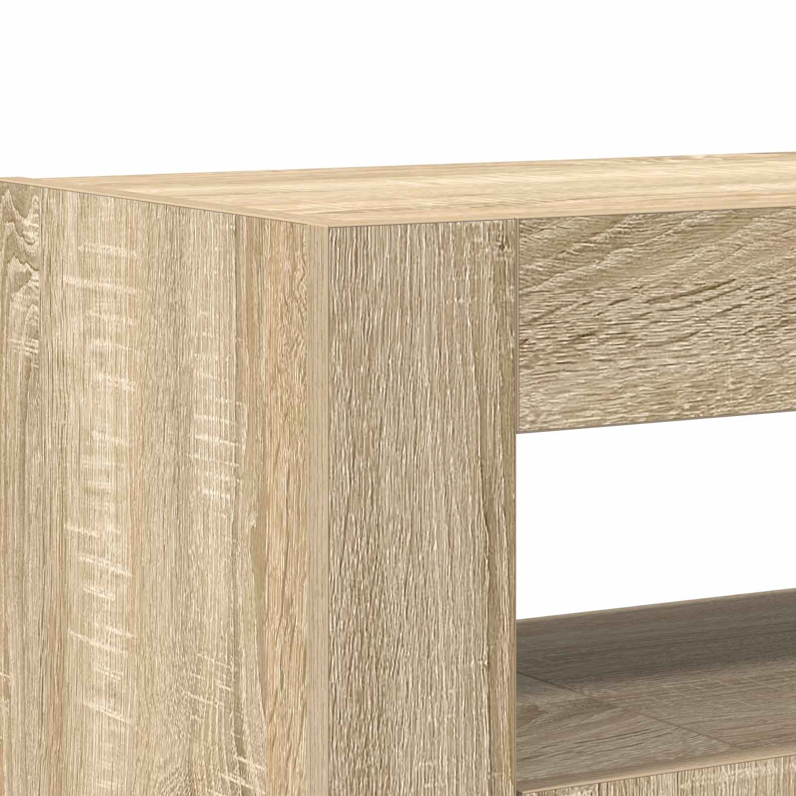 Sideboard Sonoma Oak 116 x 30 x 75 cm Engineered Wood