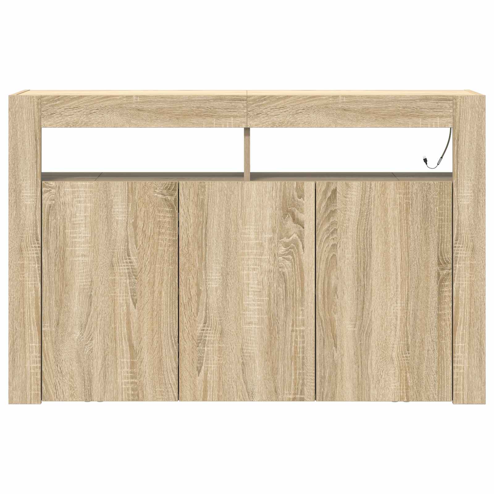 Sideboard Sonoma Oak 116 x 30 x 75 cm Engineered Wood