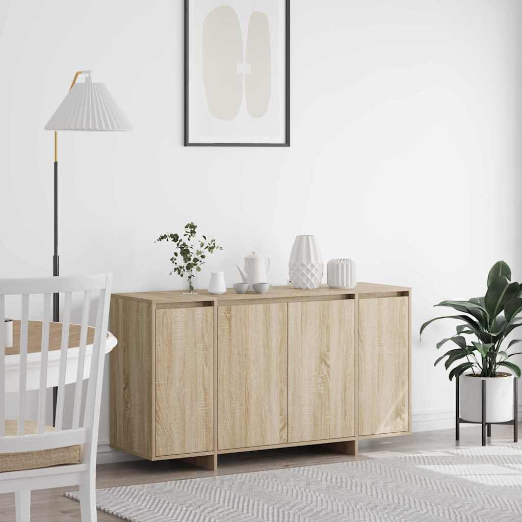 Sideboard Sonoma oak 135 x 41 x 69 cm Engineered wood
