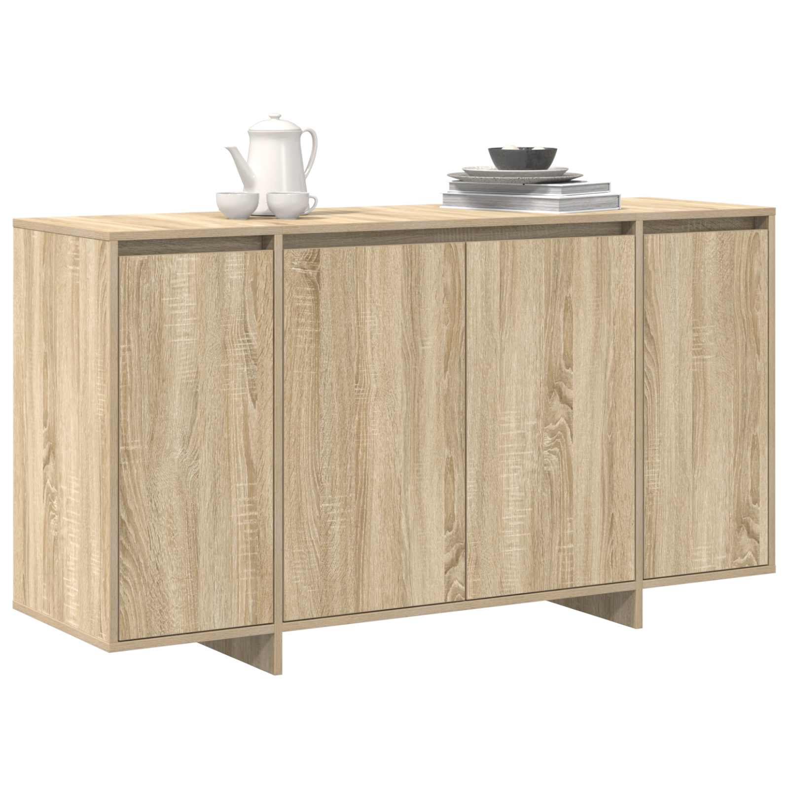 Sideboard Sonoma Oak 135 x 41 x 75 cm Engineered Wood