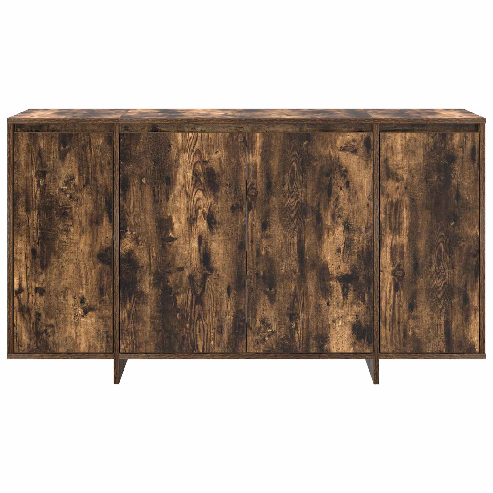 Sideboard Smoked Oak 135 x 41 x 75 cm Engineered Wood
