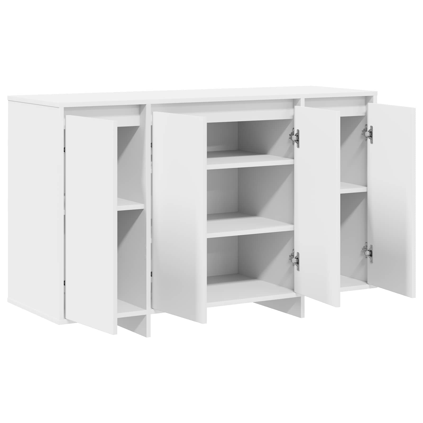Sideboard White 120 x 41 x 75 cm Engineered Wood