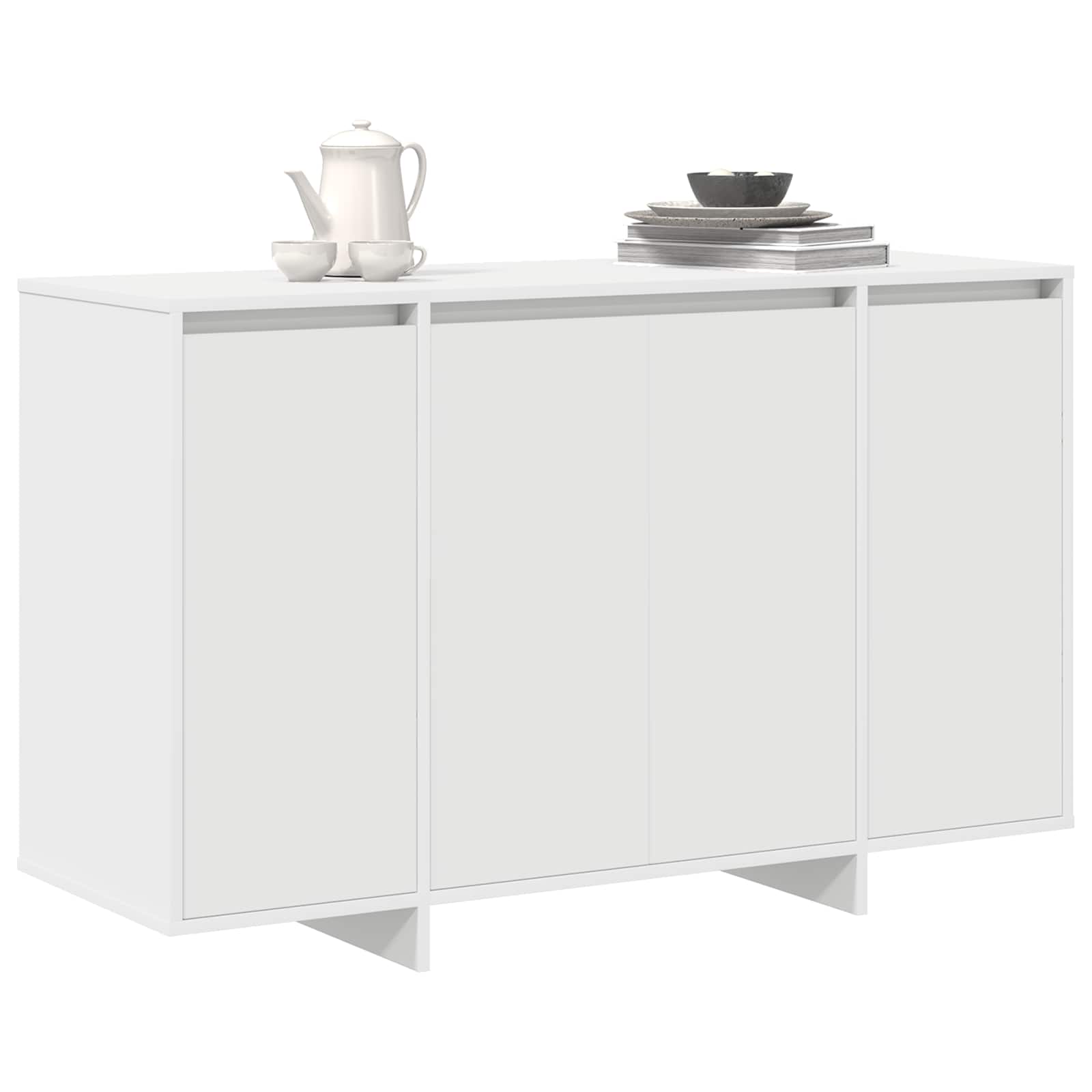 Sideboard White 120 x 41 x 75 cm Engineered Wood