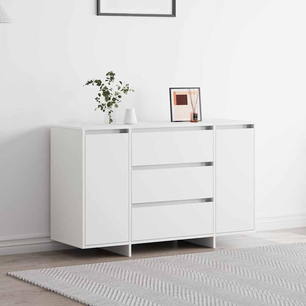Sideboard with Drawer White 120 x 41 x 75 cm Engineered wood