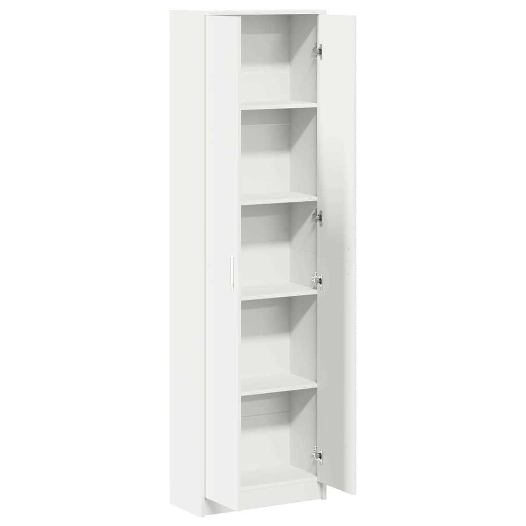 Wardrobe with Shelf White 55 x 25 x 189 cm Engineered wood