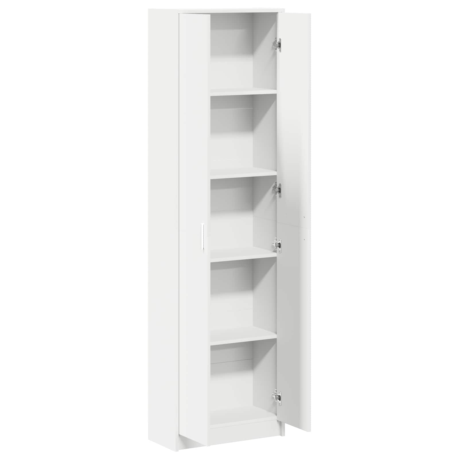 Wardrobe with Shelf White 55 x 25 x 189 cm Engineered Wood