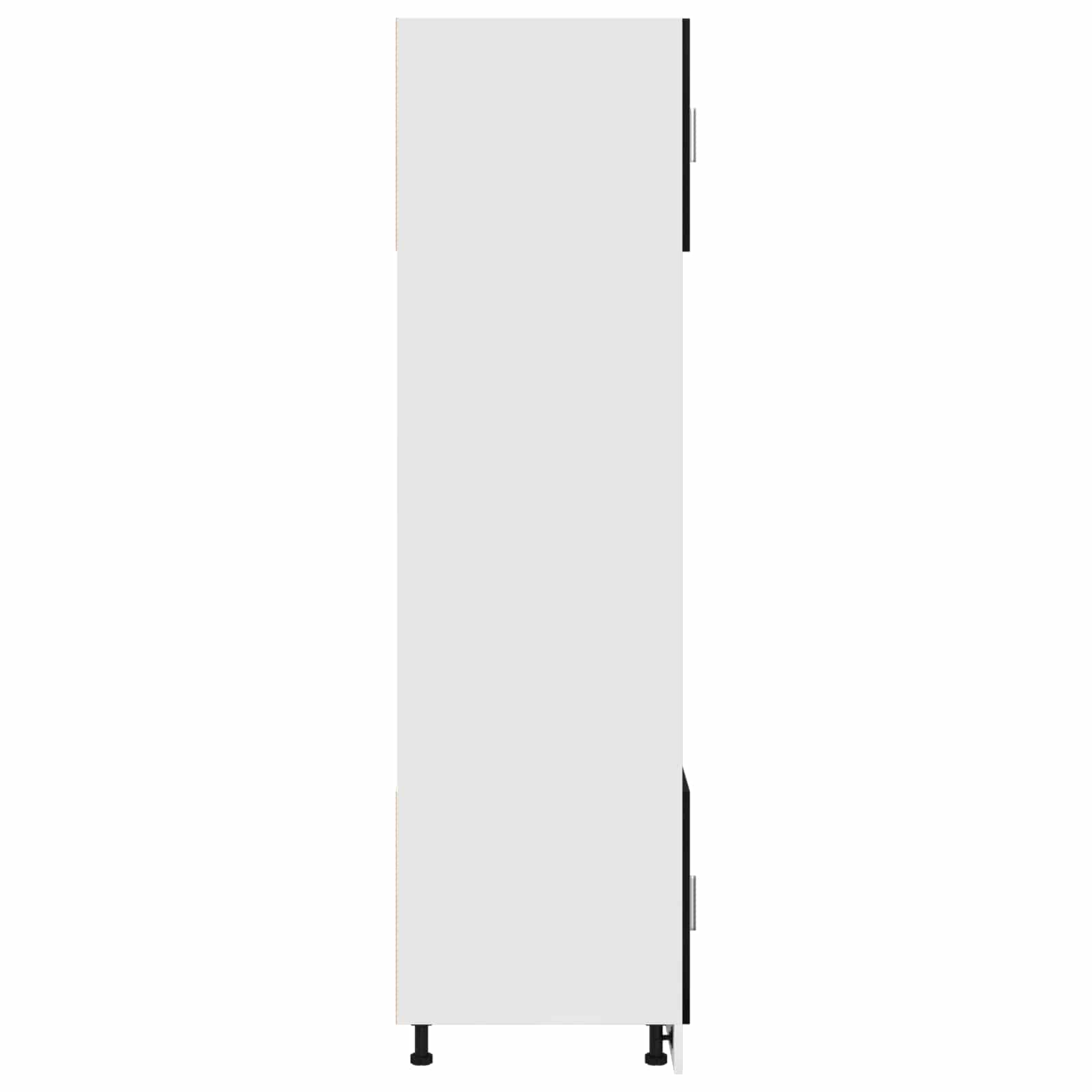 Hanging Cabinet Black Oak 60 x 57 x 207 cm Engineered Wood