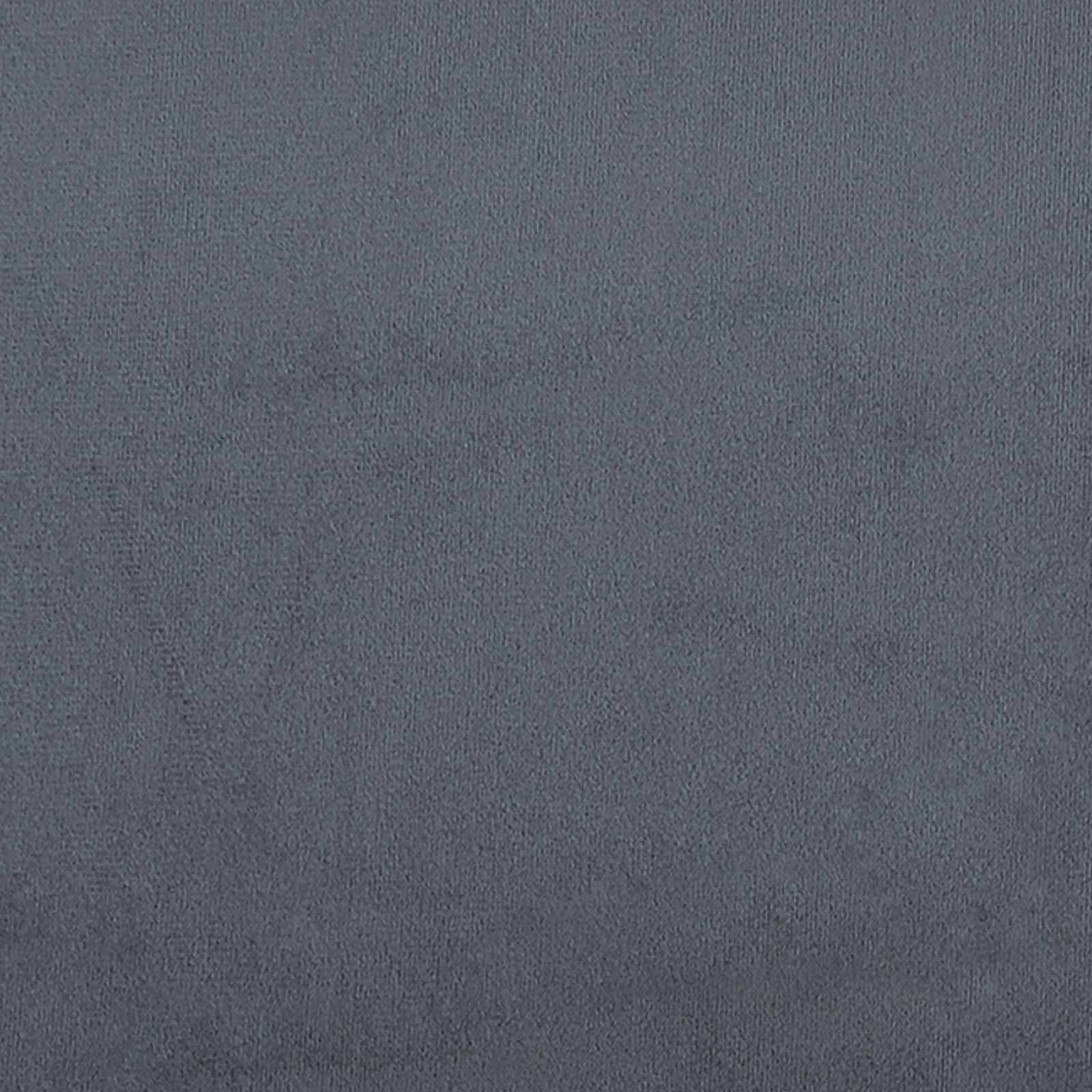Pull out Sofa Bed Single with Wheels Dark grey Velvet