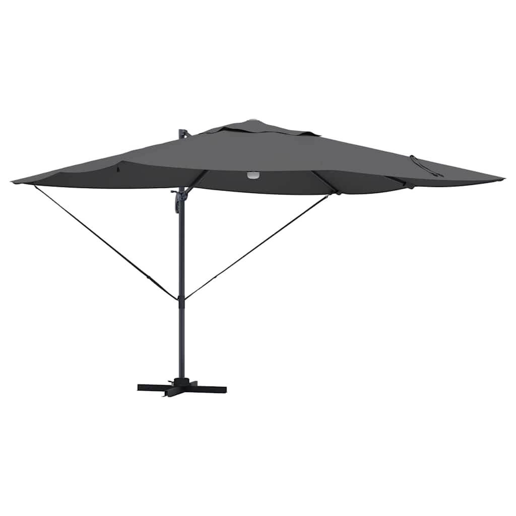 Parasol Anthracite 351 x 250 x 253 cm Polyester and Aluminium