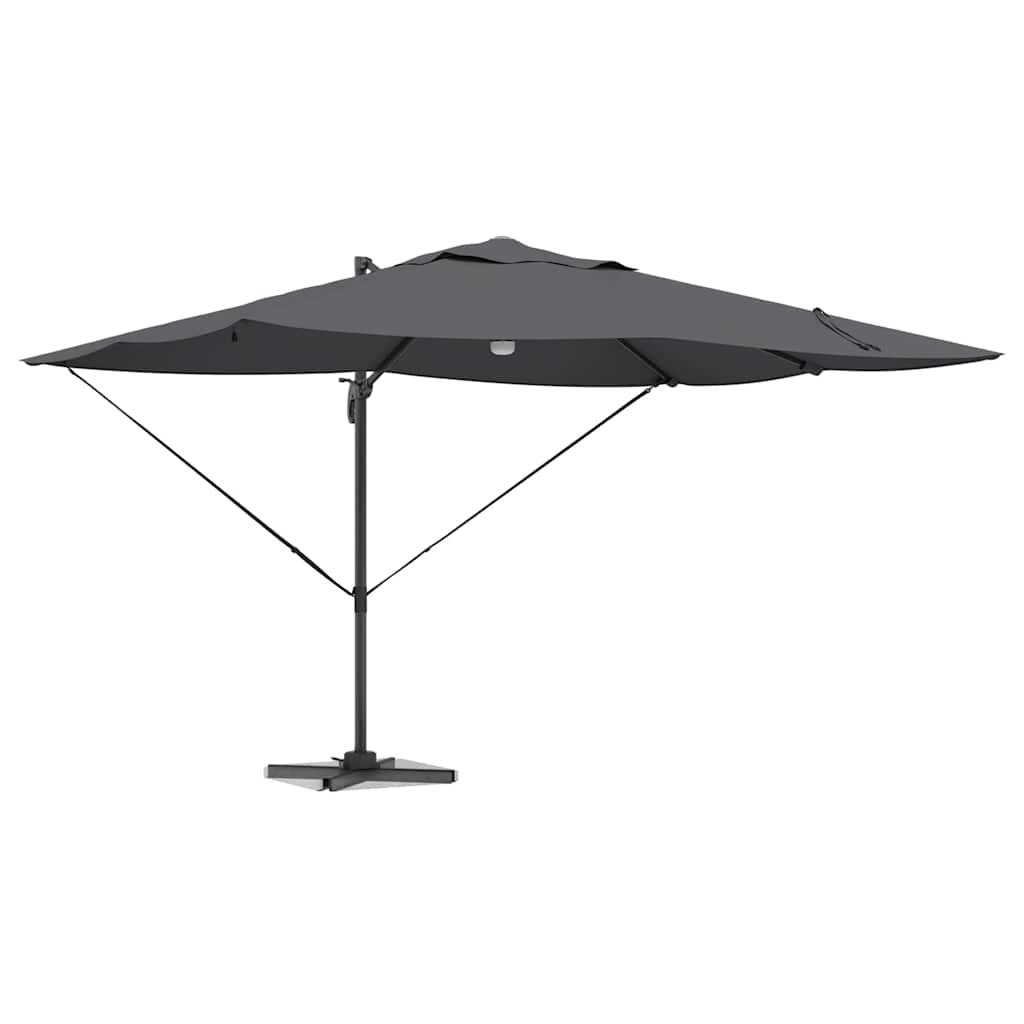 Parasol Anthracite 351 x 250 x 253 cm Polyester and Aluminium