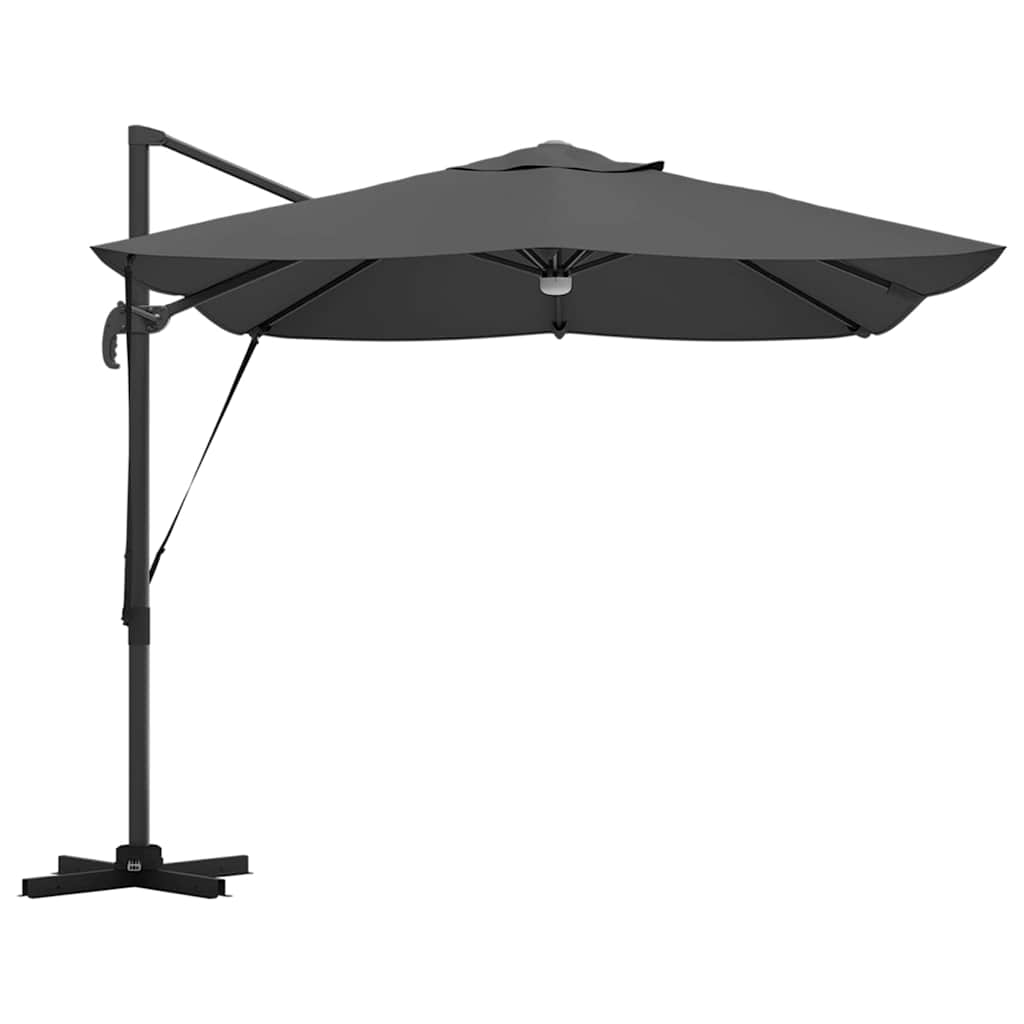 Parasol Anthracite 351 x 250 x 253 cm Polyester and Aluminium