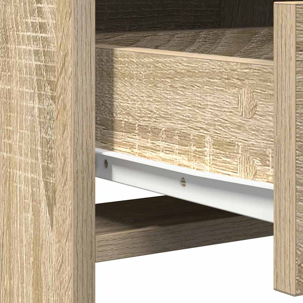Dressing Table 2 pcs Brown 78.5 x 41 x 135 cm Engineered Wood