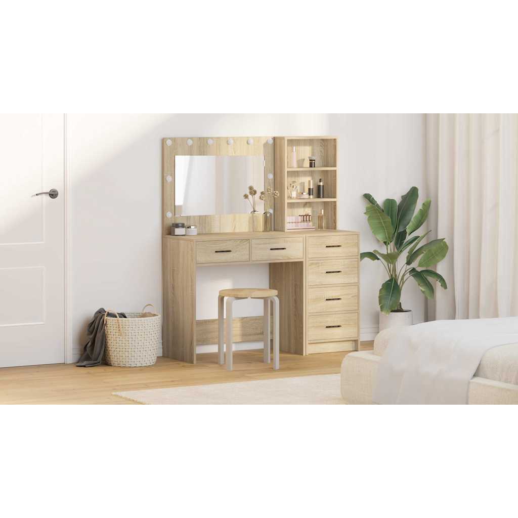 Dressing Table Brown 78.5 x 41 x 135 cm Engineered wood