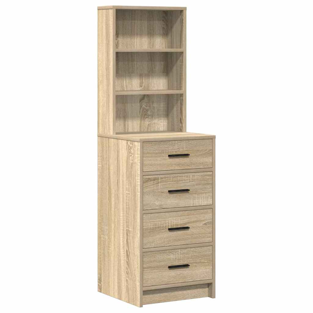 Dressing Table 2 pcs Brown 78.5 x 41 x 135 cm Engineered Wood