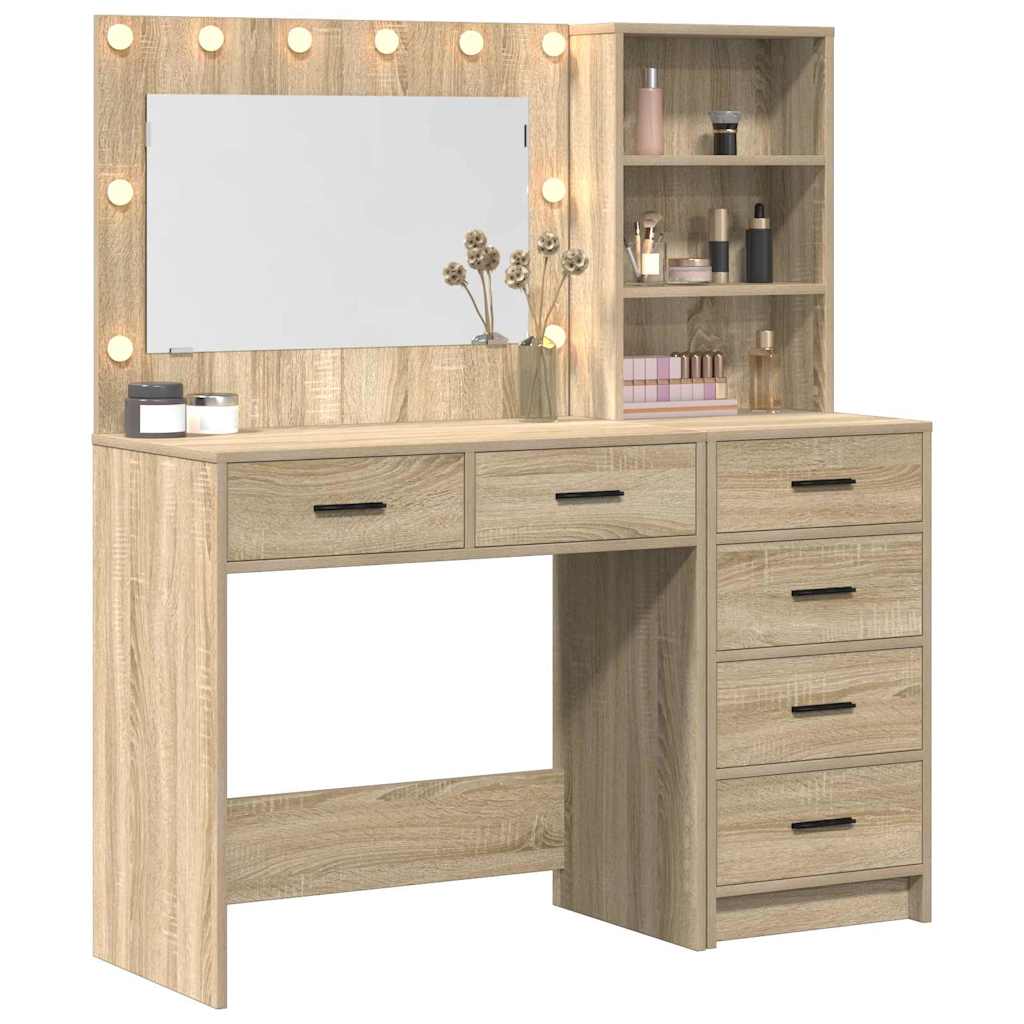 Dressing Table 2 pcs Brown 78.5 x 41 x 135 cm Engineered Wood