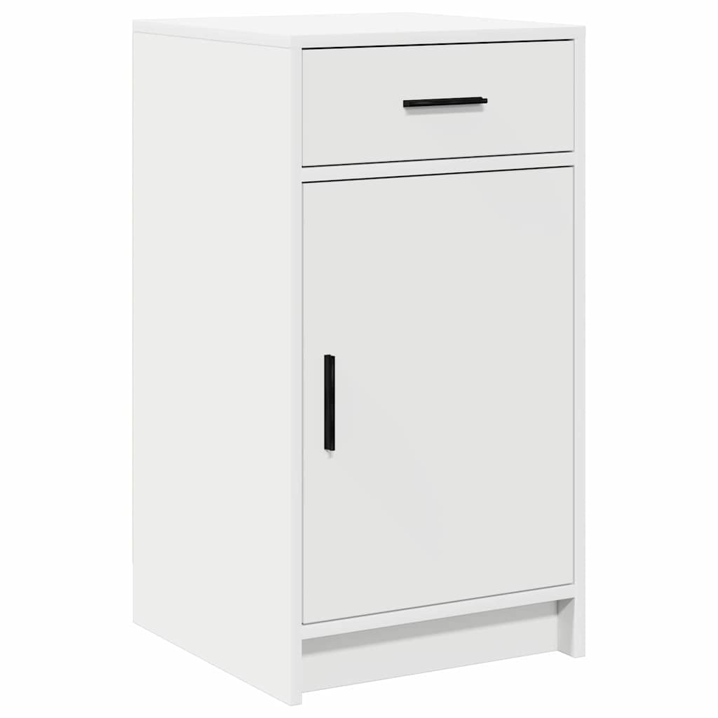 Dressing Table with Door White 50 x 41 x 135 cm Engineered Wood