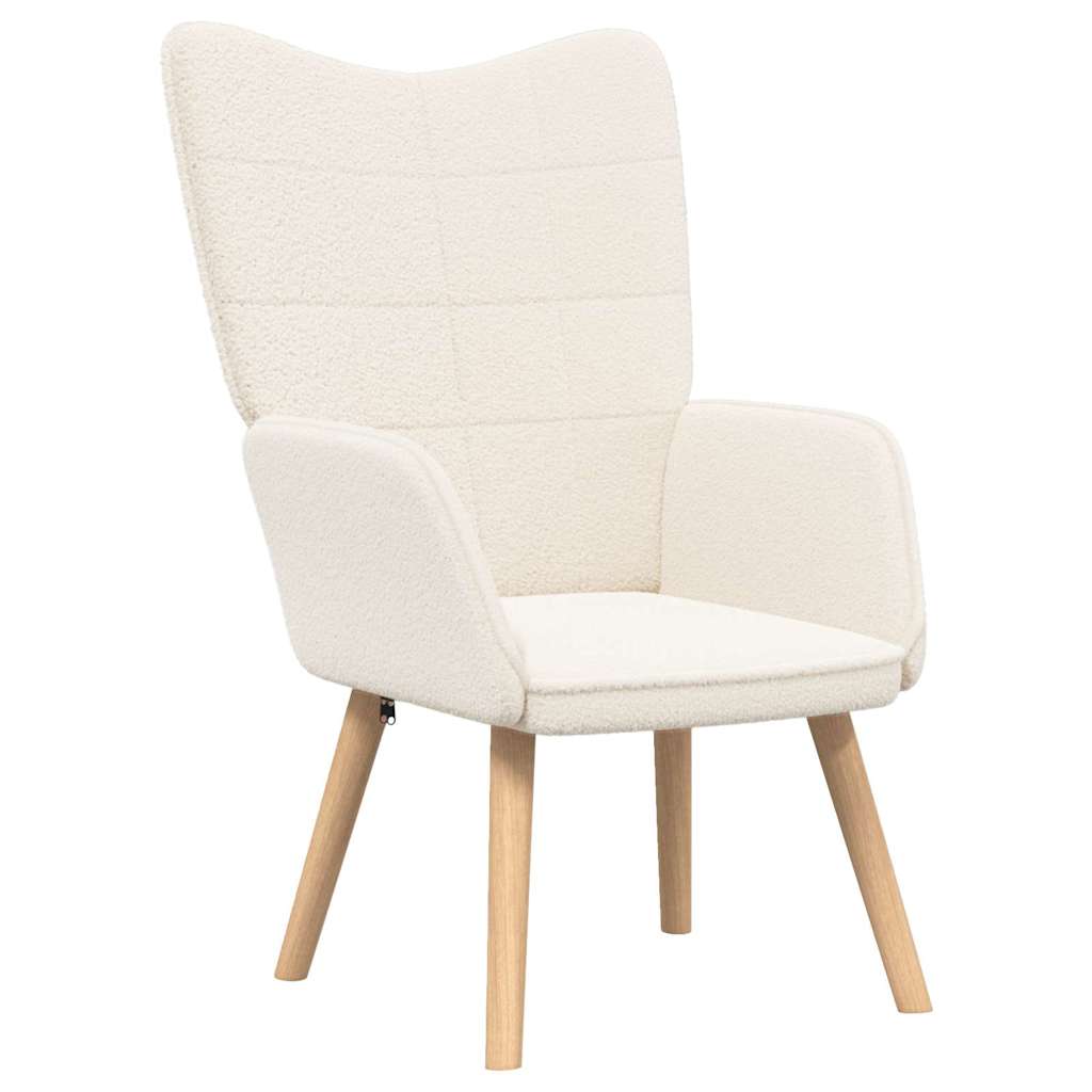 Armchair Cream 62 x 67 x 95,5 cm Sherpa Fabric