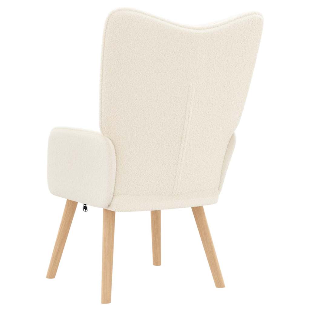 Armchair Cream 62 x 67 x 95,5 cm Sherpa Fabric