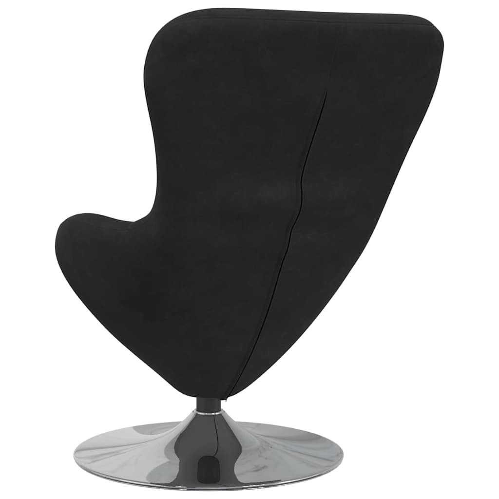Egg Chair Black Velvet