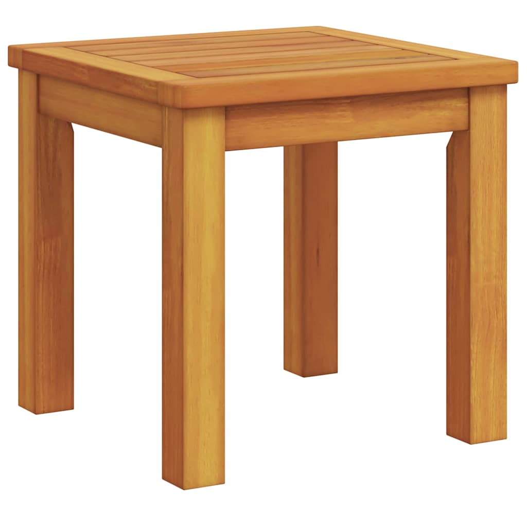 Side Table Oil Natural 35 x 35 x 34 cm Solid Acacia Wood