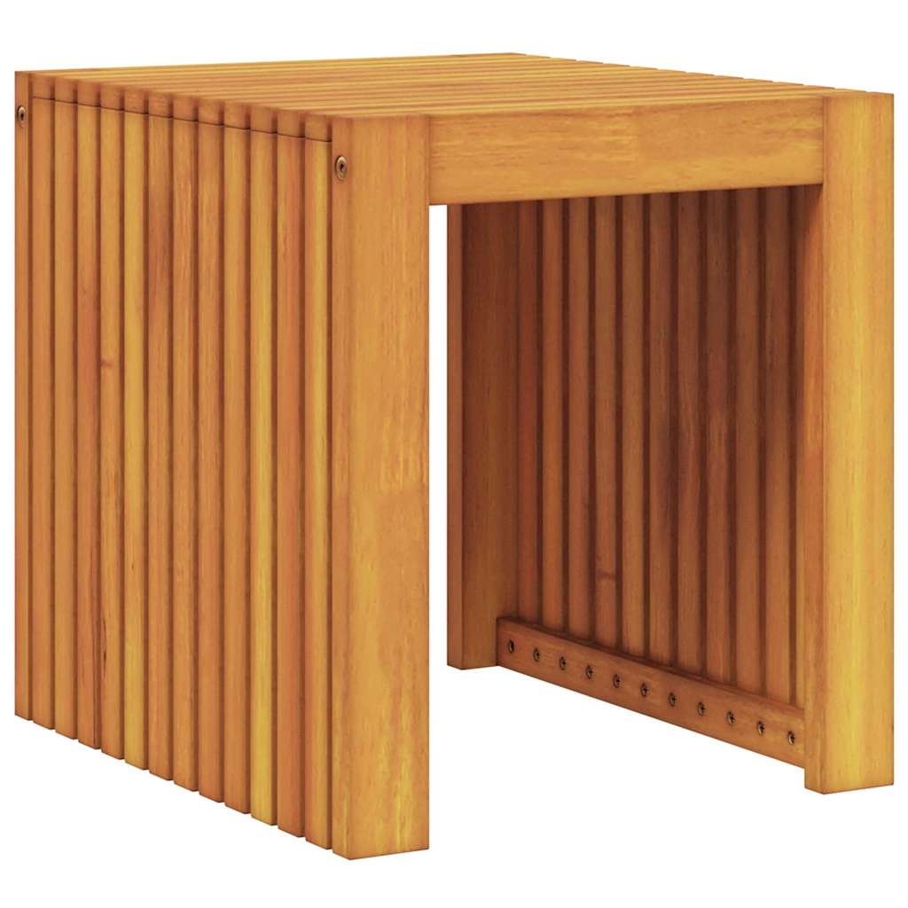 Side Table Oil Natural 43 x 36 x 40 cm Solid Teak Wood