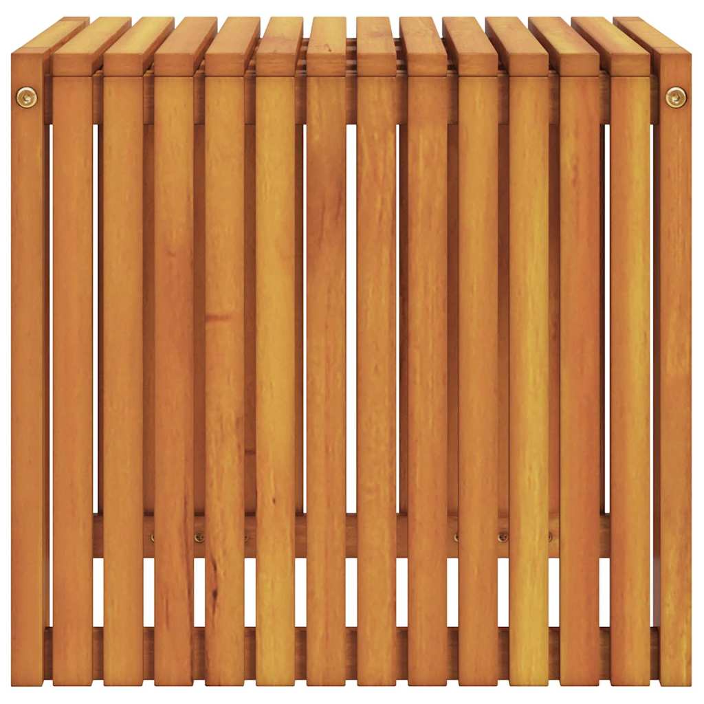 Side Table Oil Natural 43 x 36 x 40 cm Solid Teak Wood
