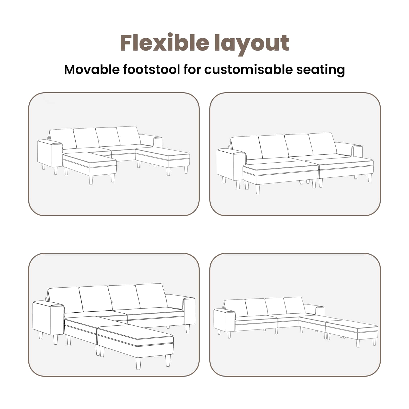 Sofa 3 pcs Black 250 x 188 x 76 cm Velvet