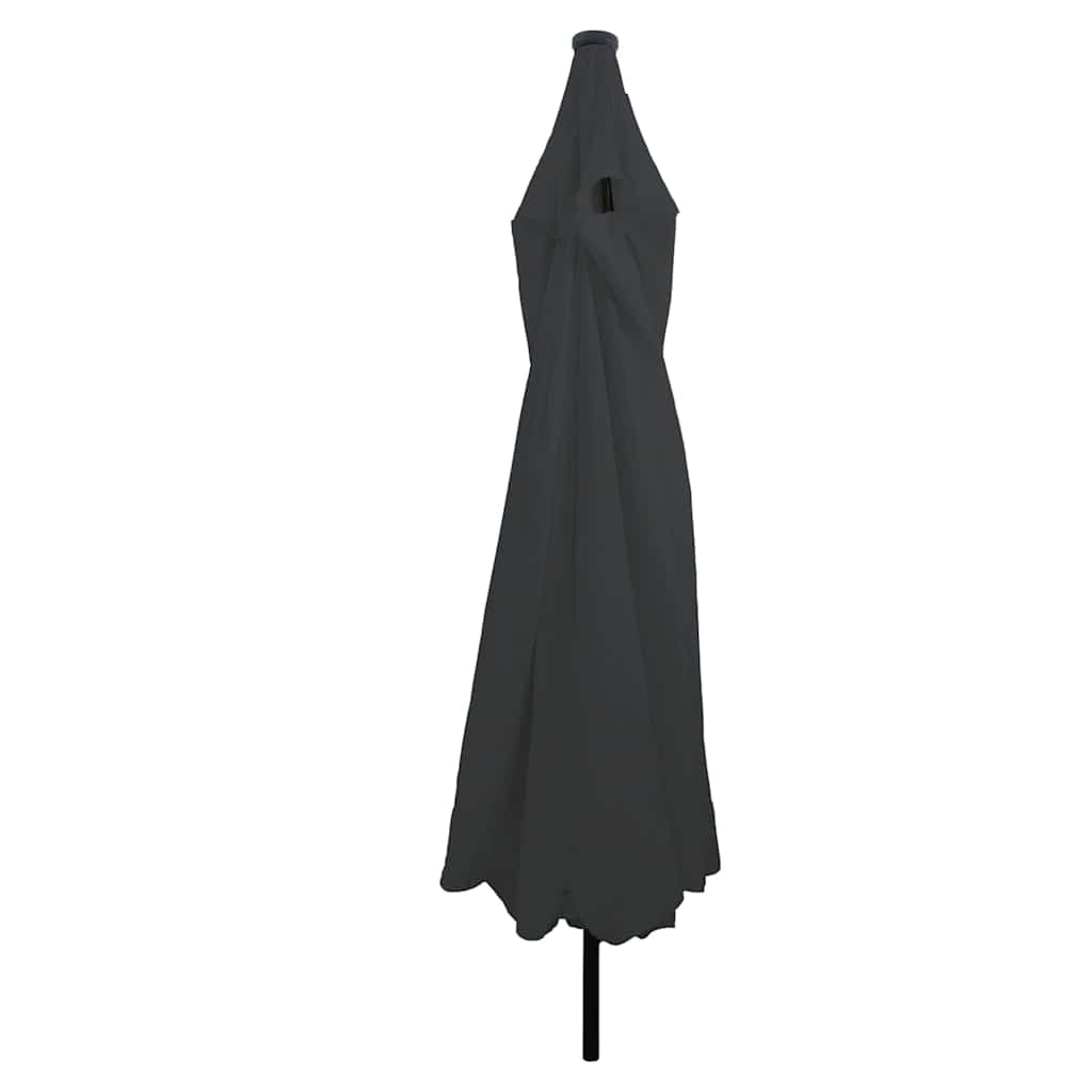 Garden Parasol Anthracite 395 x 395 x 245 cm Polyester