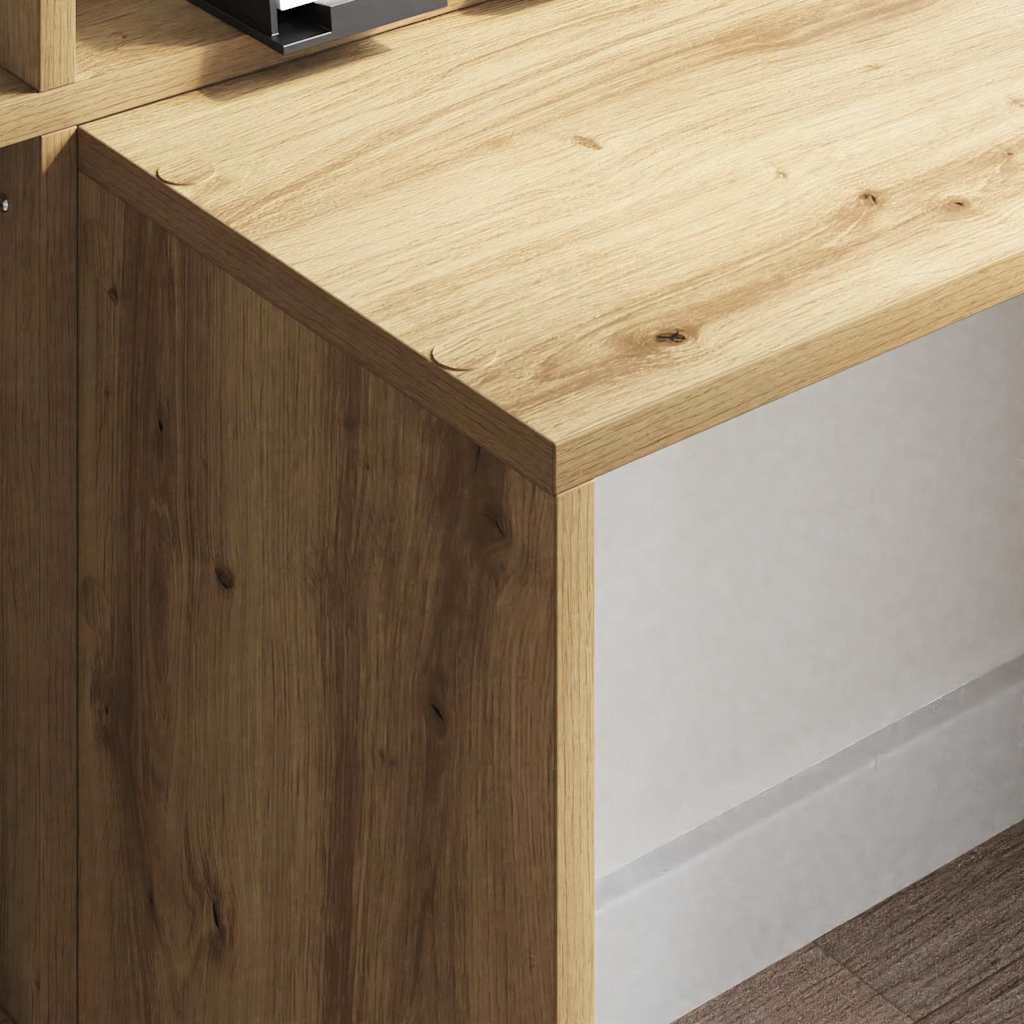 Desk Artisan Oak Engineered Wood 138,5 x 55 x 143 cm