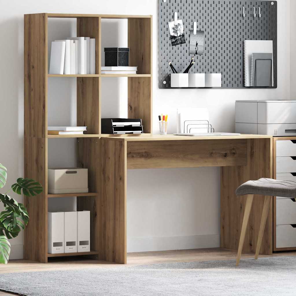 Desk Artisan Oak Engineered Wood 138,5 x 55 x 143 cm
