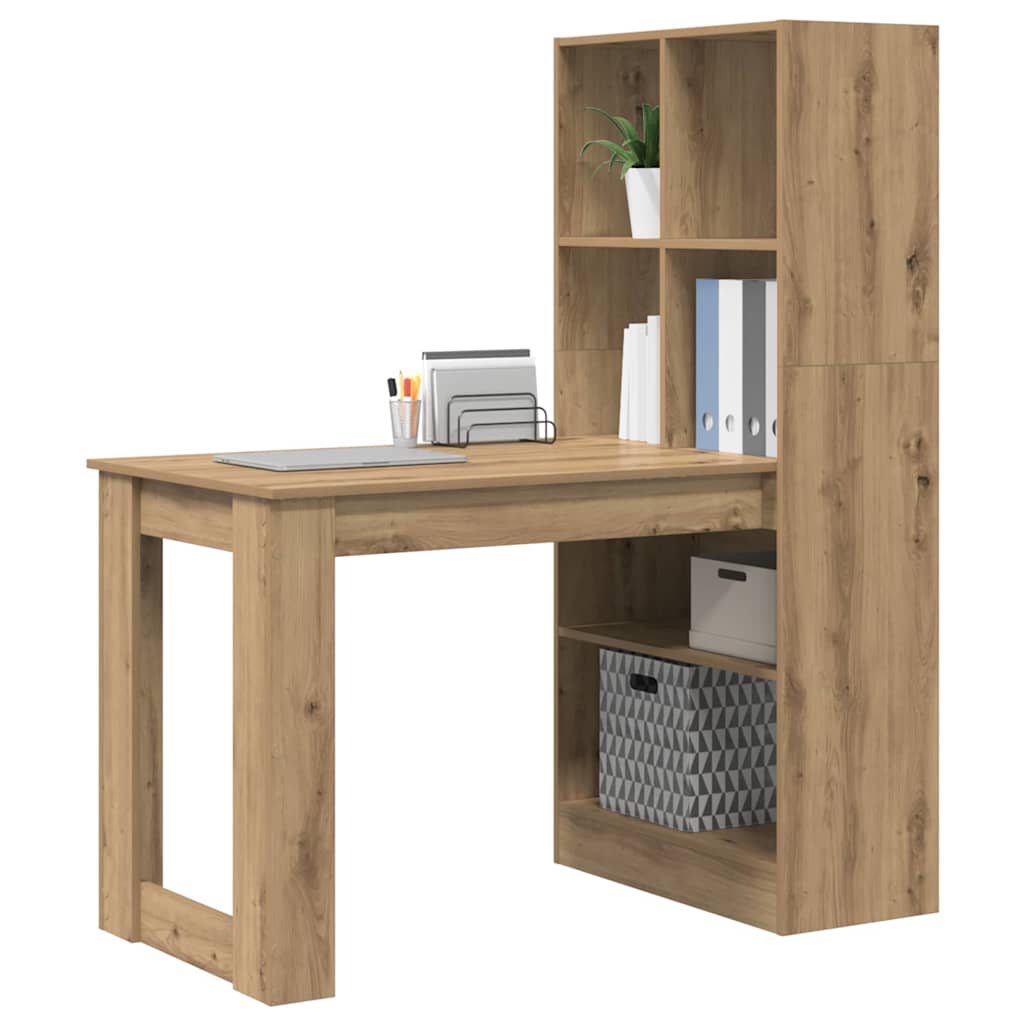 Desk Artisan Oak Engineered Wood 122 x 67 x 145 cm