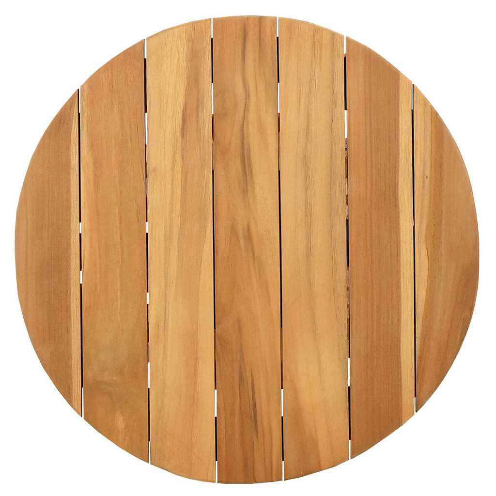 Side Table Brown 50 x 50 x 49,5 cm Solid Teak Wood