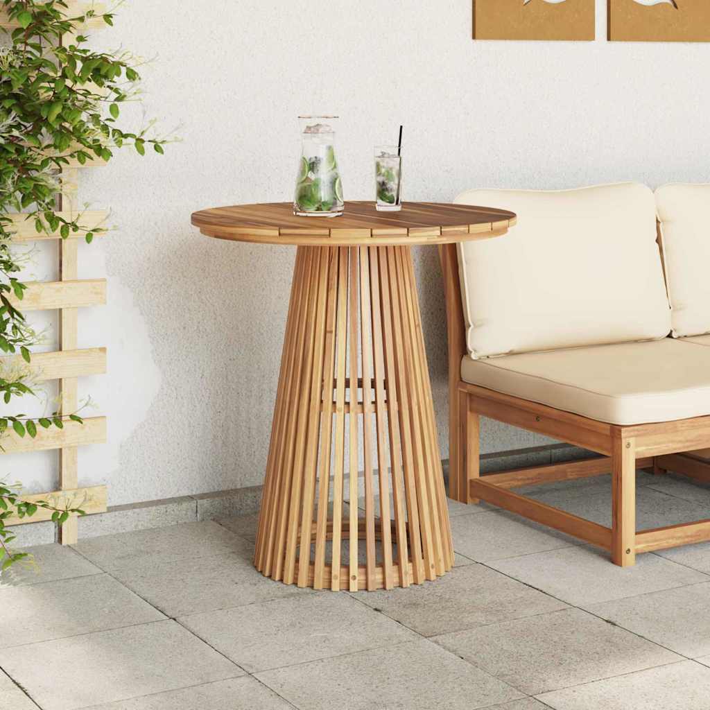 Side Table Brown 70 x 70 x 75 cm Solid Teak Wood