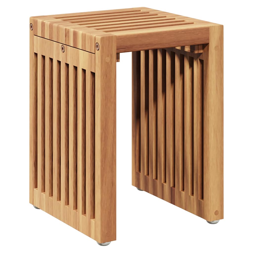 Garden Side Table 3 pcs Brown 33 x 44,5 x 51 cm Solid Teak Wood
