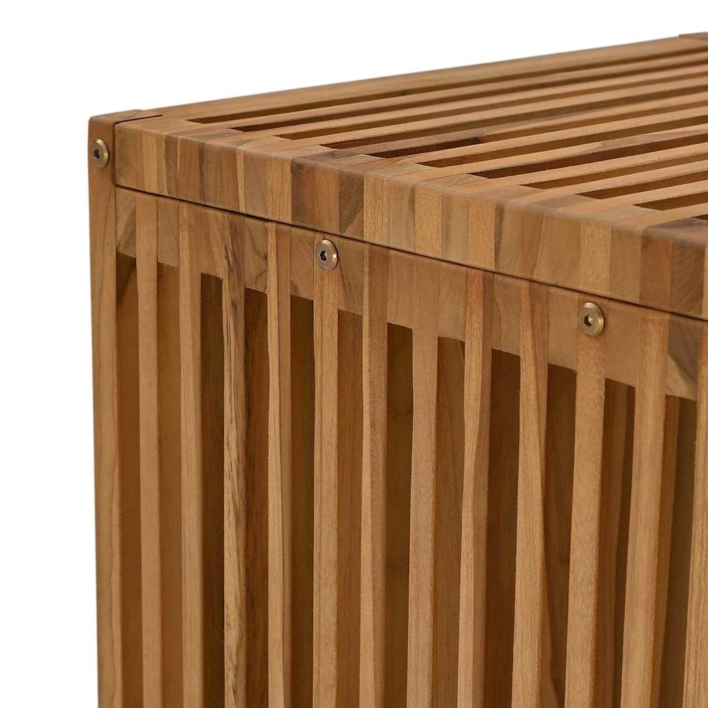 Garden Side Table Brown 45 x 45.5 x 45.5 cm Solid Teak Wood