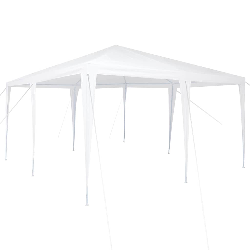 Party Tent White 400 x 400 x 266 cm Polyethylene and Steel